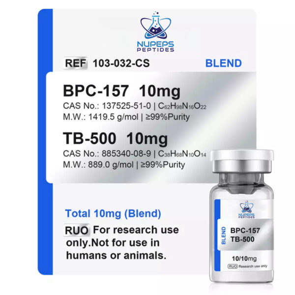 TB 500 + BPC-157 - Dual-peptide research blend - 10mg_10mg