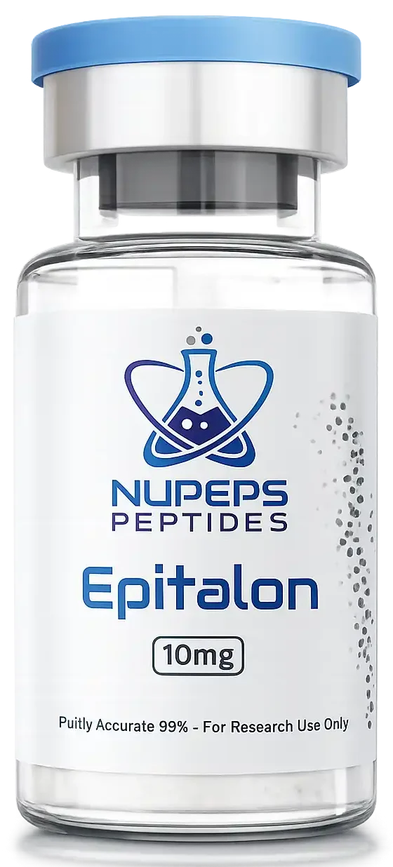 An image of a Nupeps Peptides Epitalon vial.