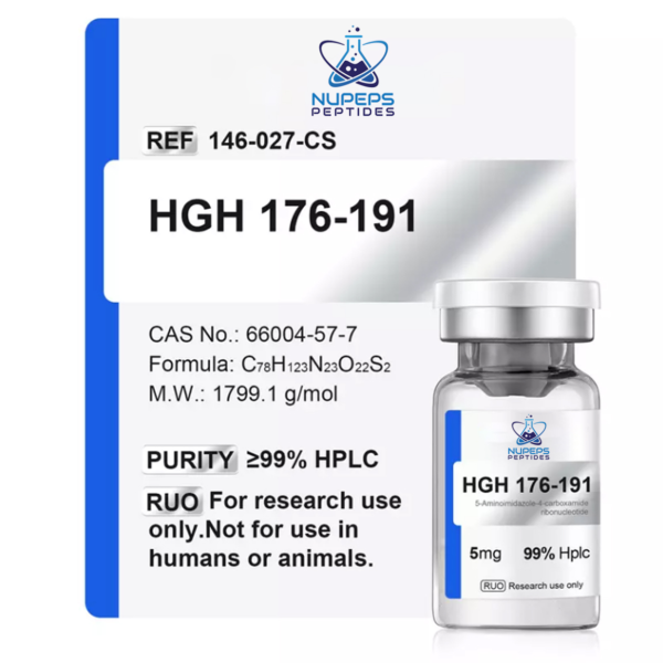 HGH Fragment 176-191- synthetic peptide- 5mg